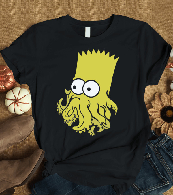 T-Shirt: Bart Simpson Cthulhu Crossover T-Shirt Bart Simpson Cthulhu Crossover T-Shirt