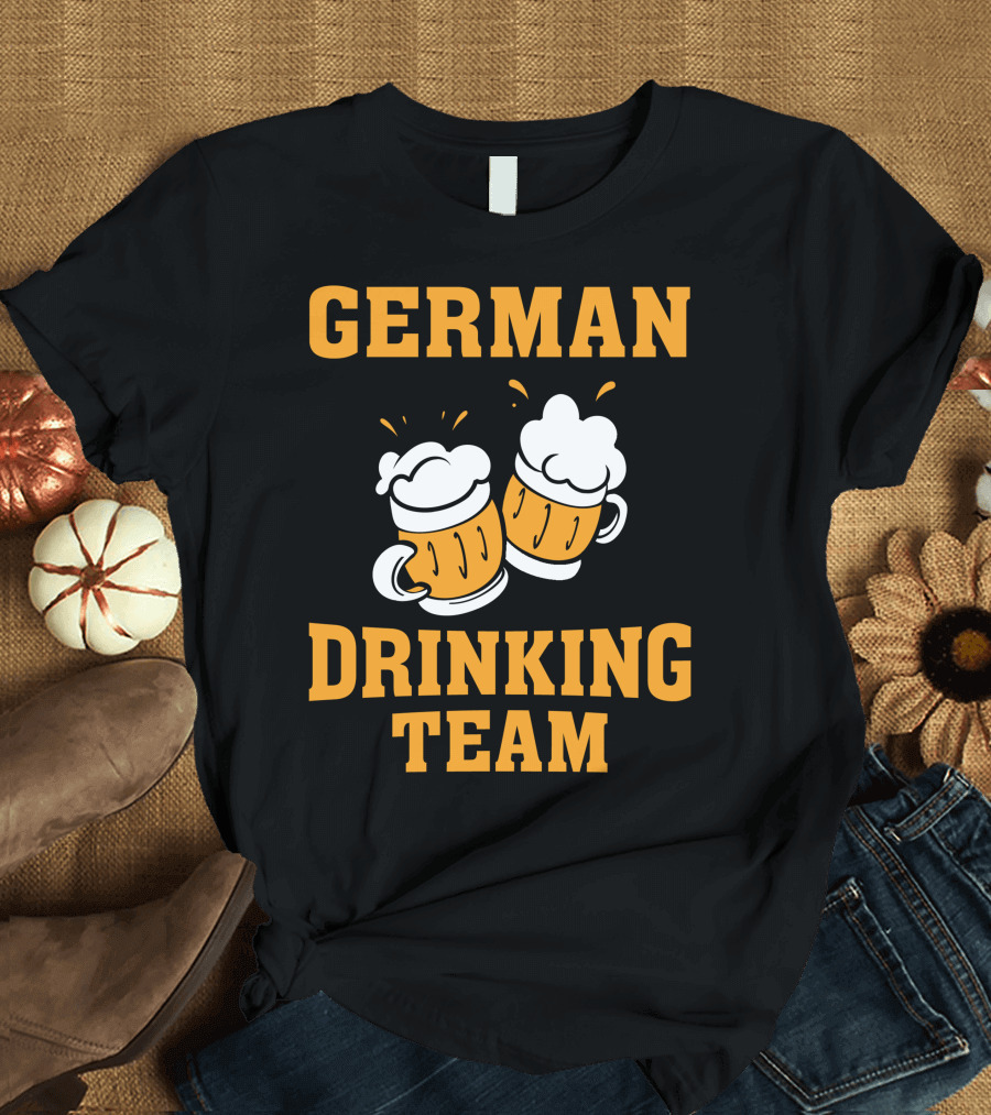 German Drinking Team Beer Mugs Cheers T-Shirt
