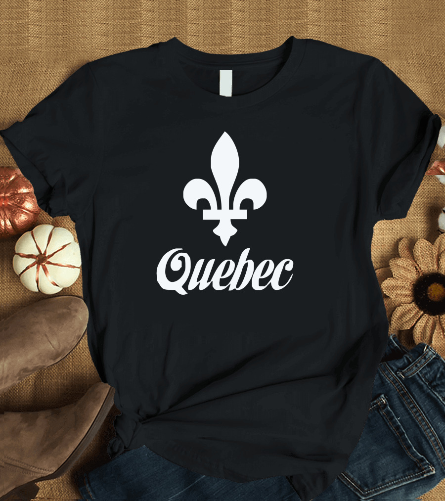 Quebec Fleur-de-Lis Emblem T-Shirt