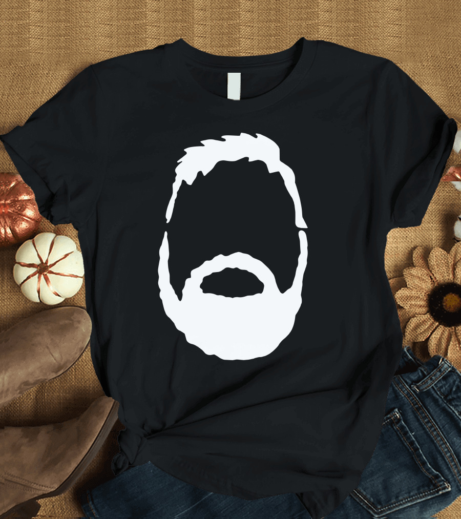 The Beardly Silhouette Face Beard T-Shirt