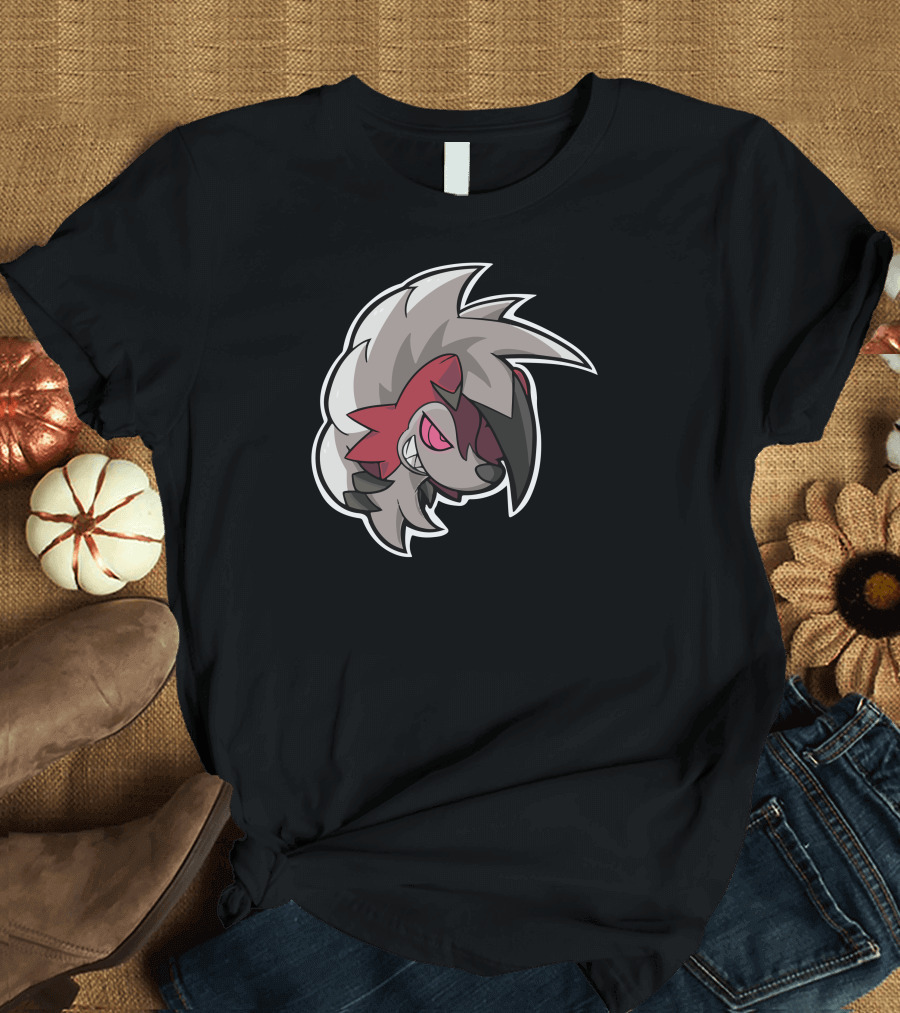 Lycanroc Midnight Form Pokémon Image T-Shirt