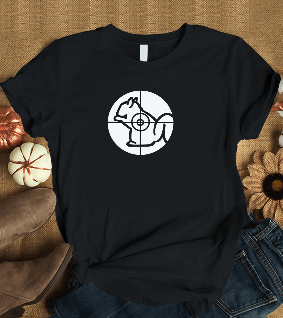 Dead Squirrel Crosshairs Target T-Shirt