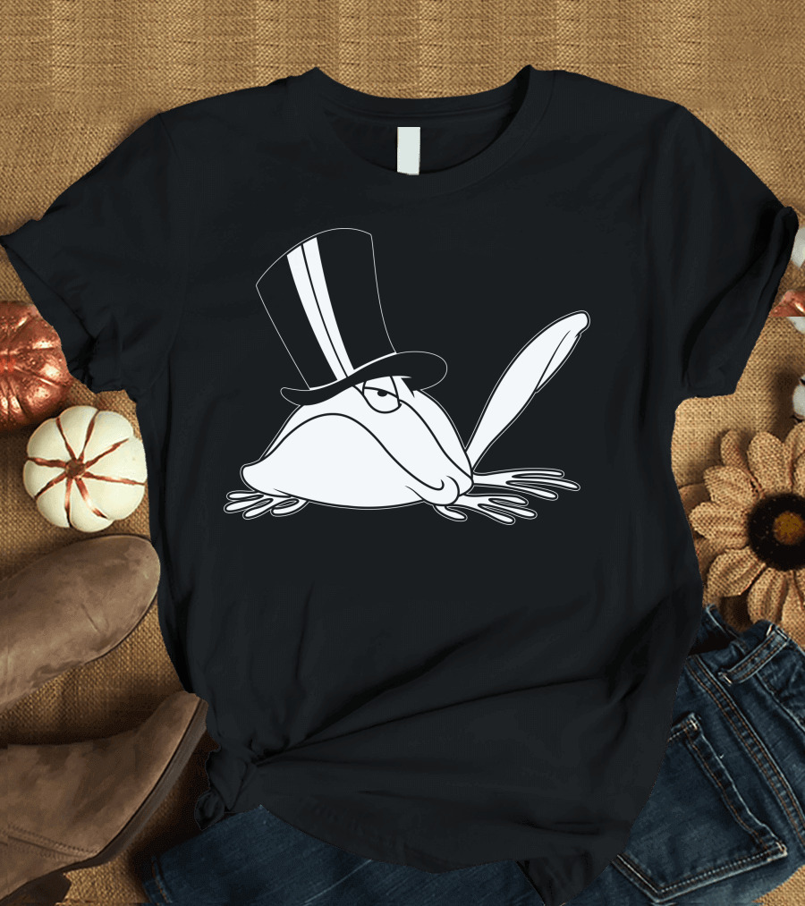 Michigan J. Frog Top Hat Cartoon T-Shirt