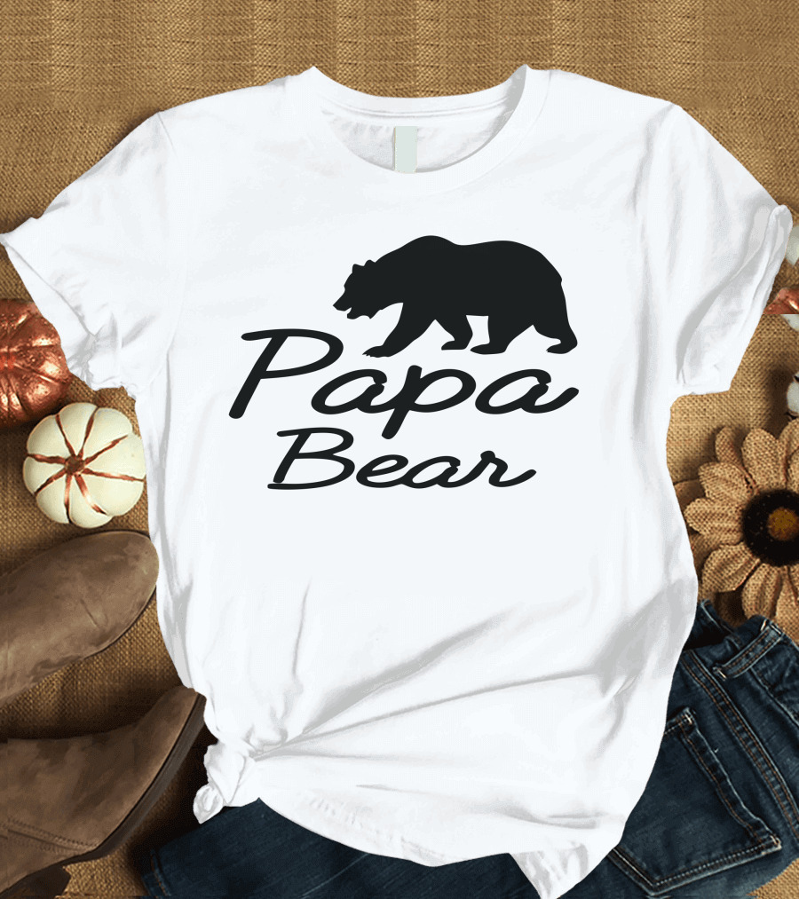 Papa Bear with Bear T-Shirt