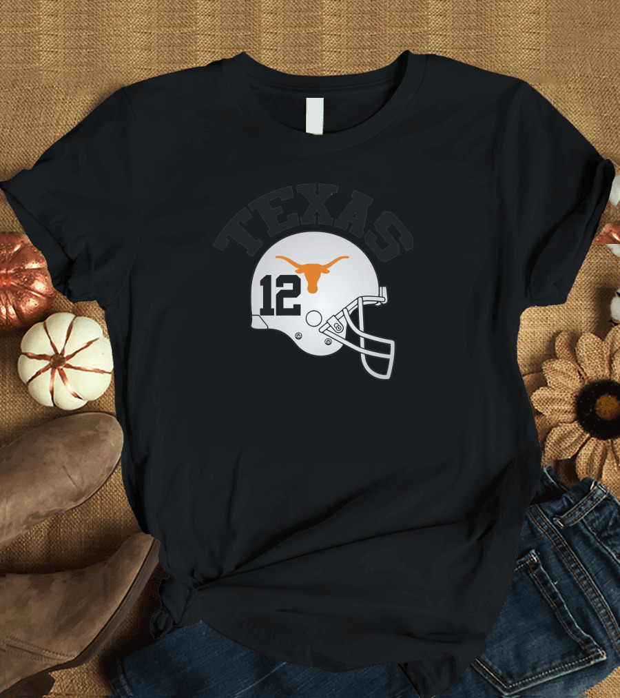 Texas Longhorns Football Helmet 12 T-Shirt