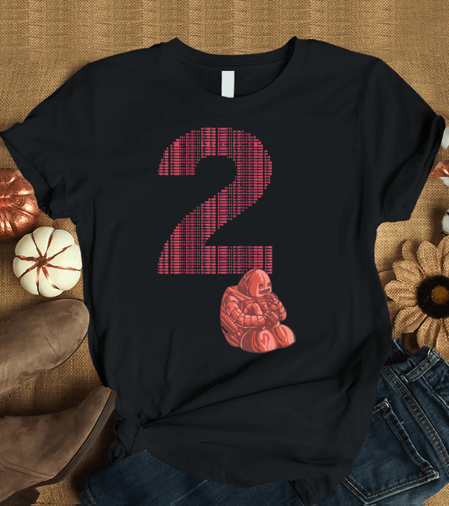 2 Red Robot Figure T-Shirt