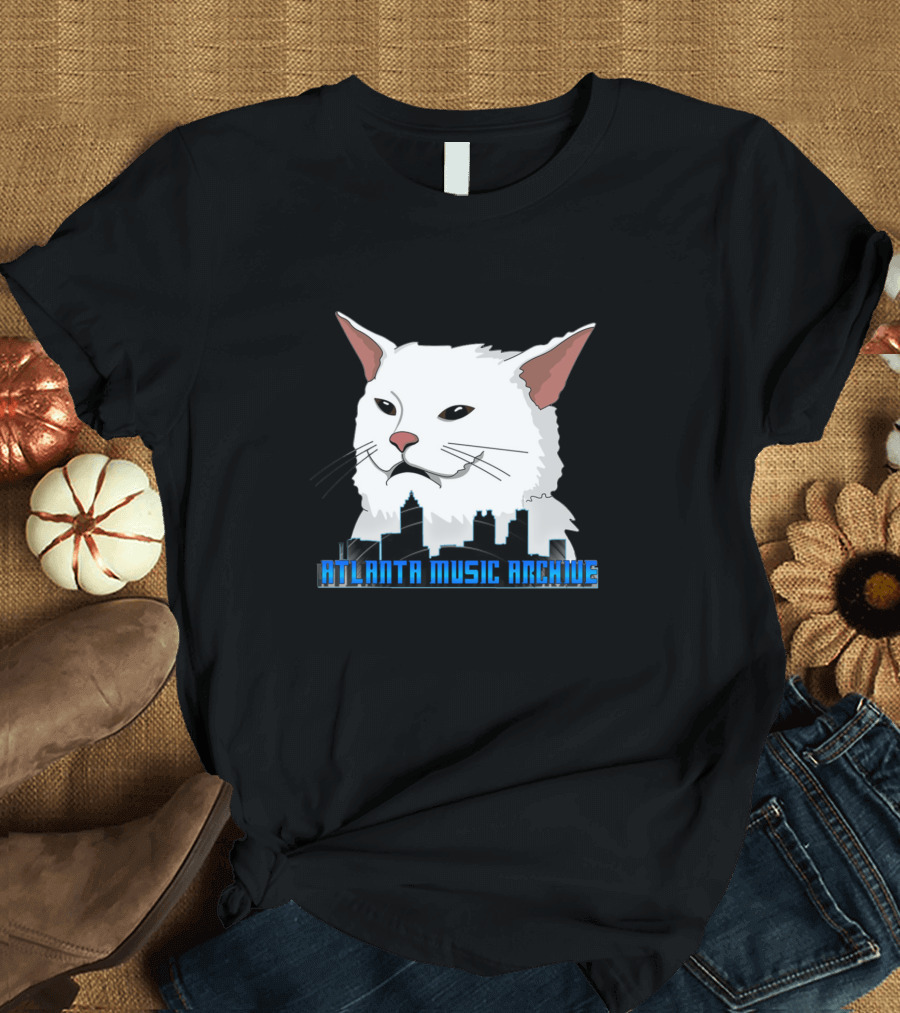 Atlanta Music Archive Cat Skyline T-Shirt