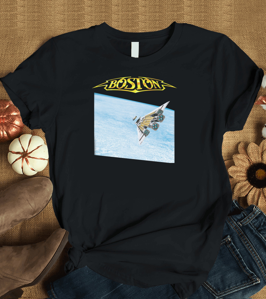 Boston Third Stage Album Cover Spaceship T-Shirt