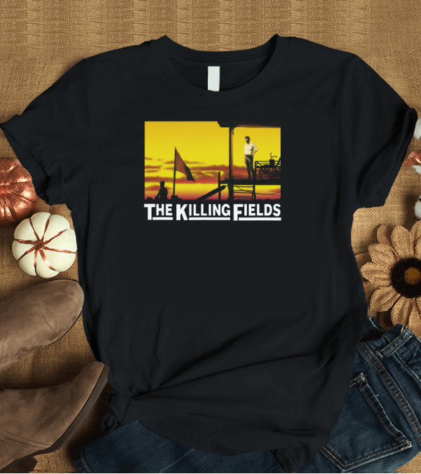 T-Shirt: The Killing Fields Movie Sunset Silhouette Scene T-Shirt The Killing Fields Movie Sunset Silhouette Scene T-Shirt