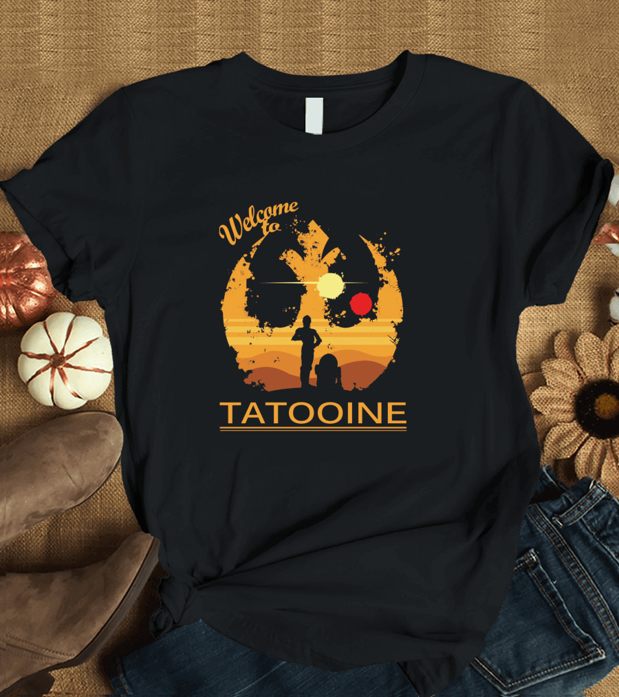 Welcome to Tatooine Star Wars Desert Landscape T-Shirt
