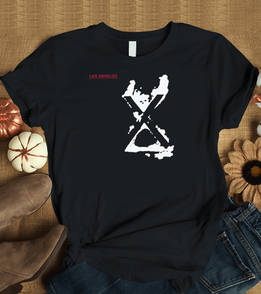 X Los Angeles Large New Band T-Shirt