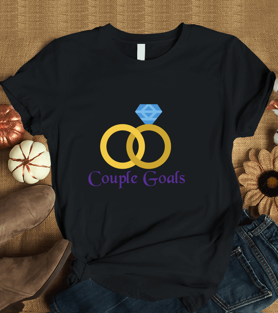 Couple Goals Rings Diamond T-Shirt