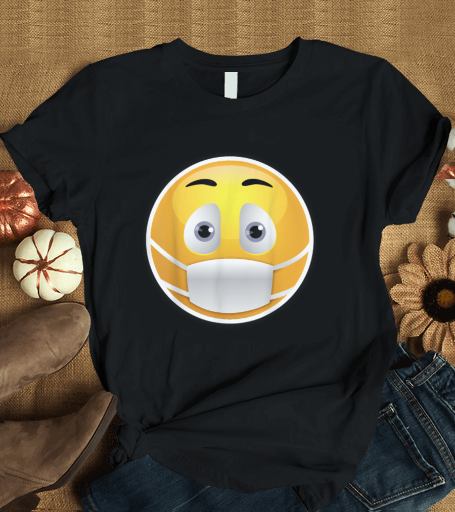 Face Medical Mask Emoji Surgical Health T-Shirt