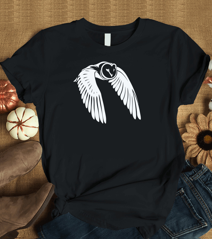 Nocturnal Flight Flying Hooter Bird T-Shirt