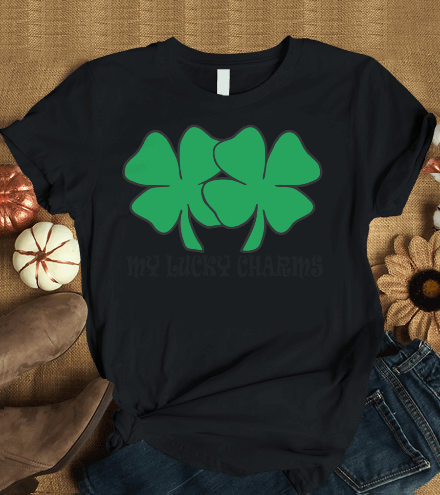 My Lucky Charms Green Shamrocks T-Shirt