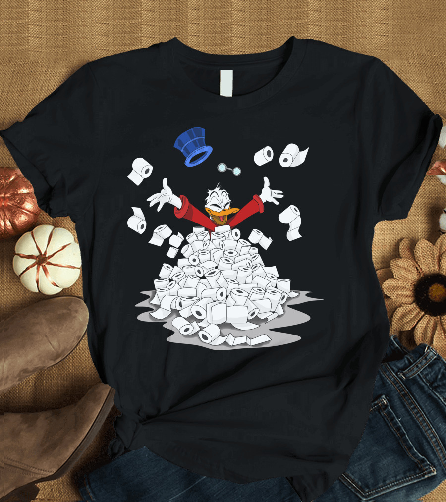 Rich Duck Toilet Paper Treasure T-Shirt