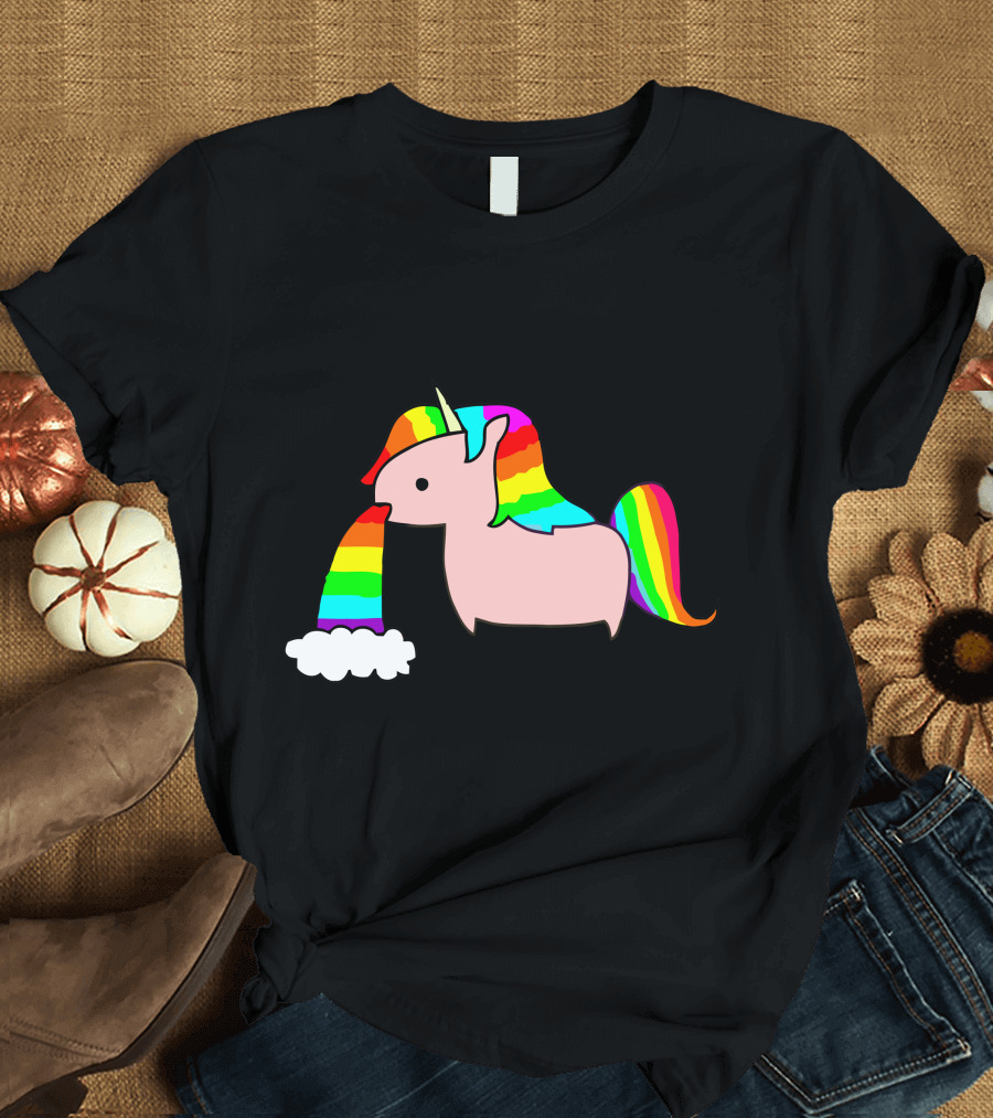 The Real Unicorn Rainbow Vomit Cloud T-Shirt