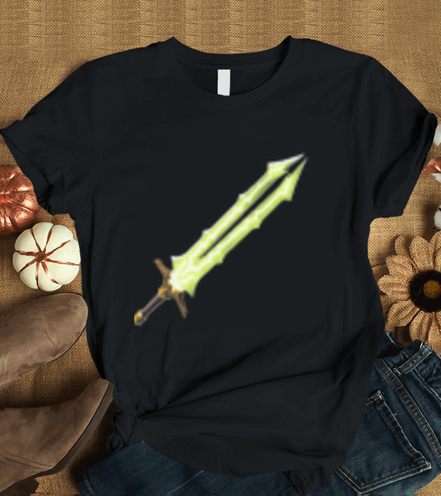 Thunderblade Glowing Sword Icon T-Shirt
