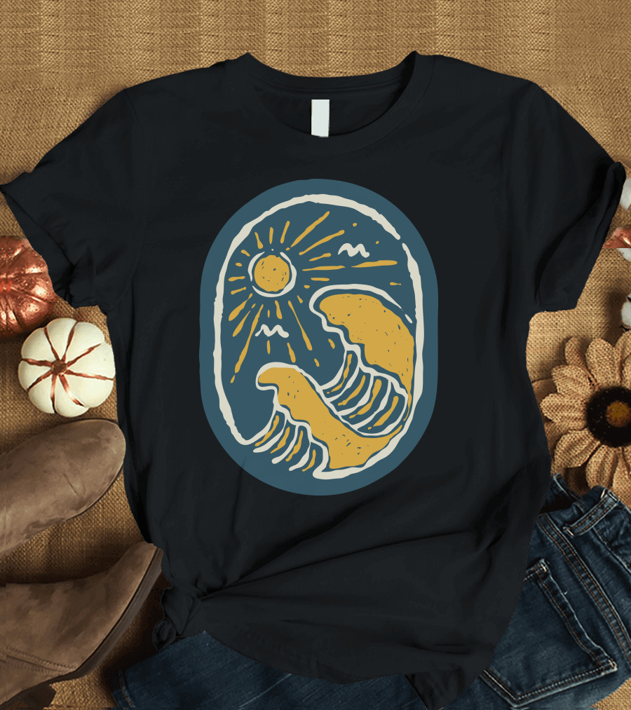 Beauty Wave Sun Ocean Harmony T-Shirt