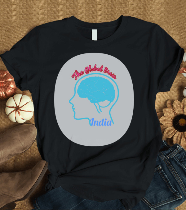 T-Shirt: The Global Brain India T-Shirt The Global Brain India T-Shirt