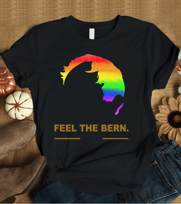 T-Shirt: FEEL THE BERN Rainbow Hair Pride T-Shirt FEEL THE BERN Rainbow Hair Pride T-Shirt