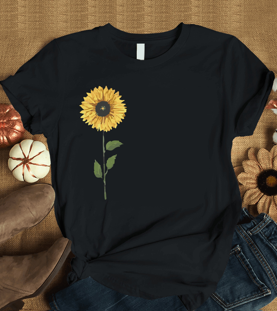 I Will Choose To Find Joy In The Journey That God Has Set Before Me Sunflower T-Shirt