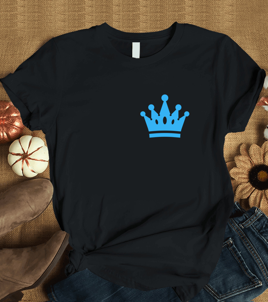 Little Prince Royal Blue Crown T-Shirt