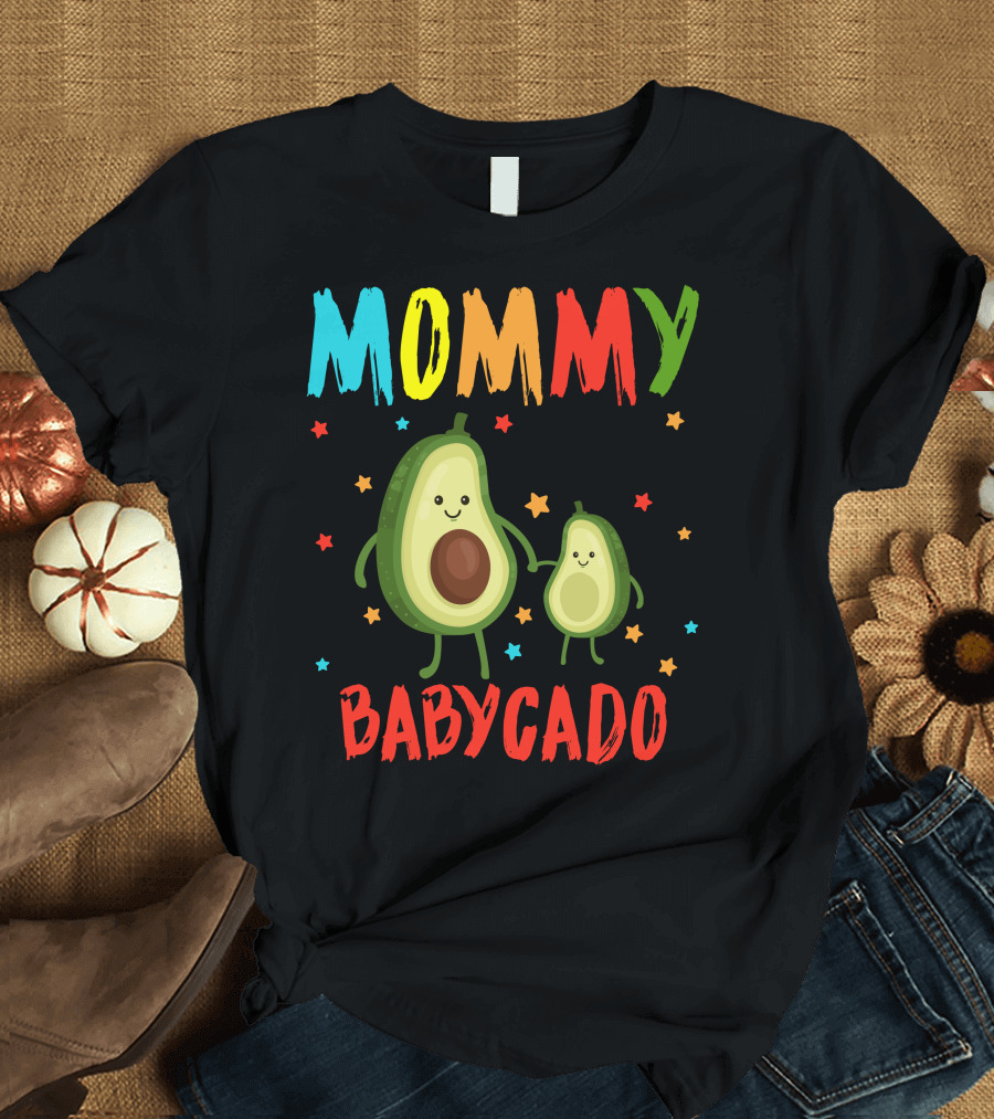 MOMMY OF THE BABYCADO Avocado Family Matching Parent-Child Outfits T-Shirt