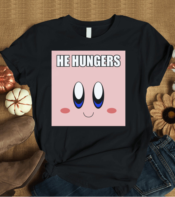 T-Shirt: HE HUNGERS Waddle Monster Scream T-Shirt HE HUNGERS Waddle Monster Scream T-Shirt