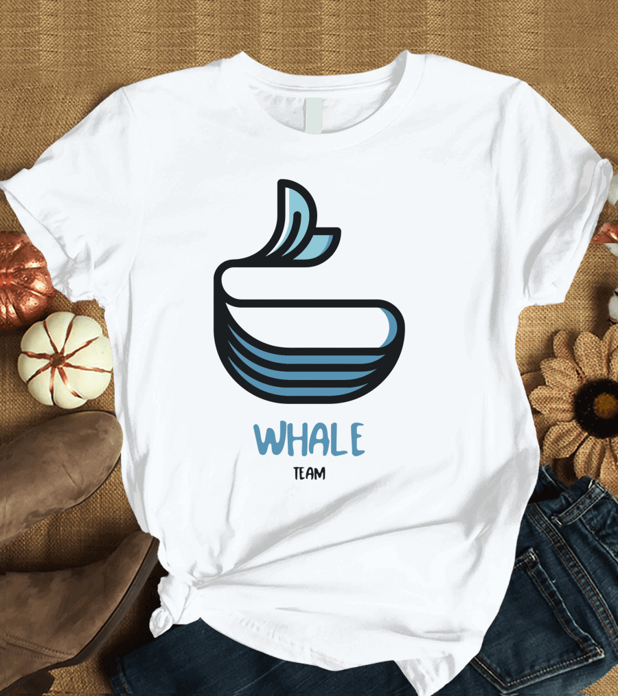 Whale Team Blue Wave T-Shirt