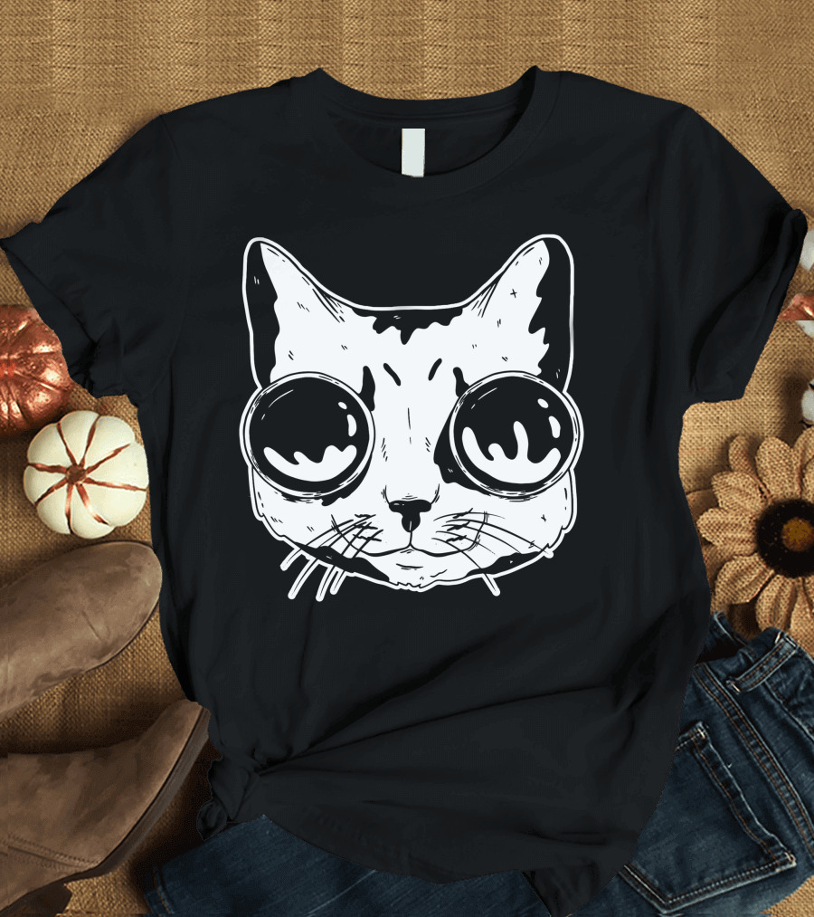 Cat With Goggles T-Shirt