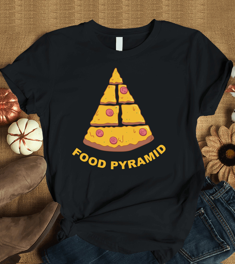 Food Pyramid Pizza Slices T-Shirt