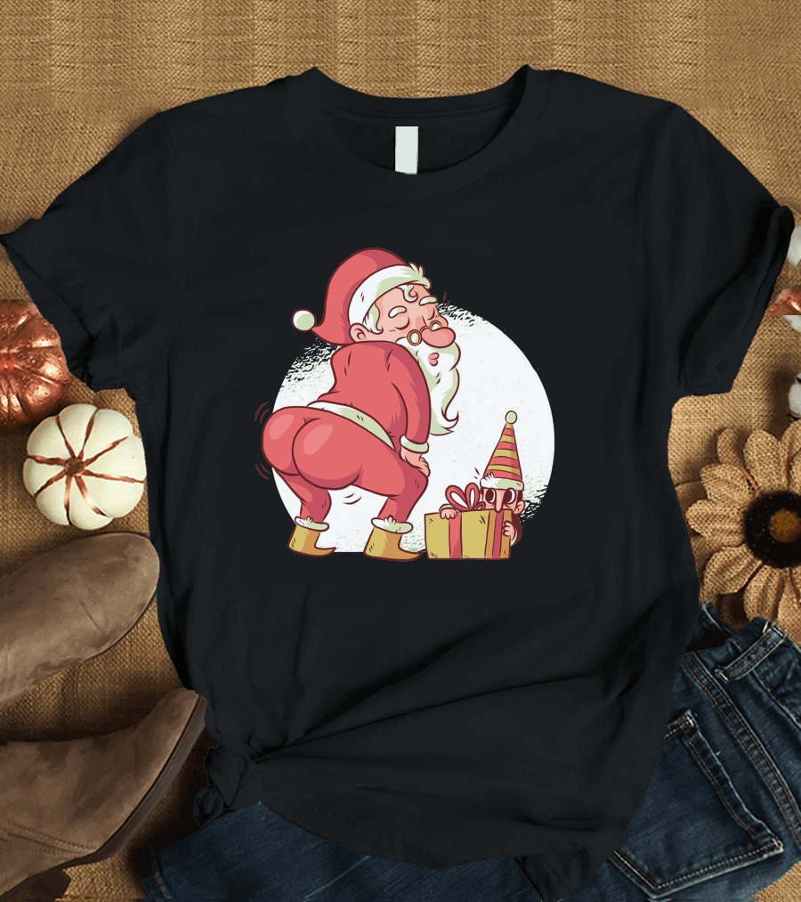 Santa Twerk Funny Christmas Gift T-Shirt
