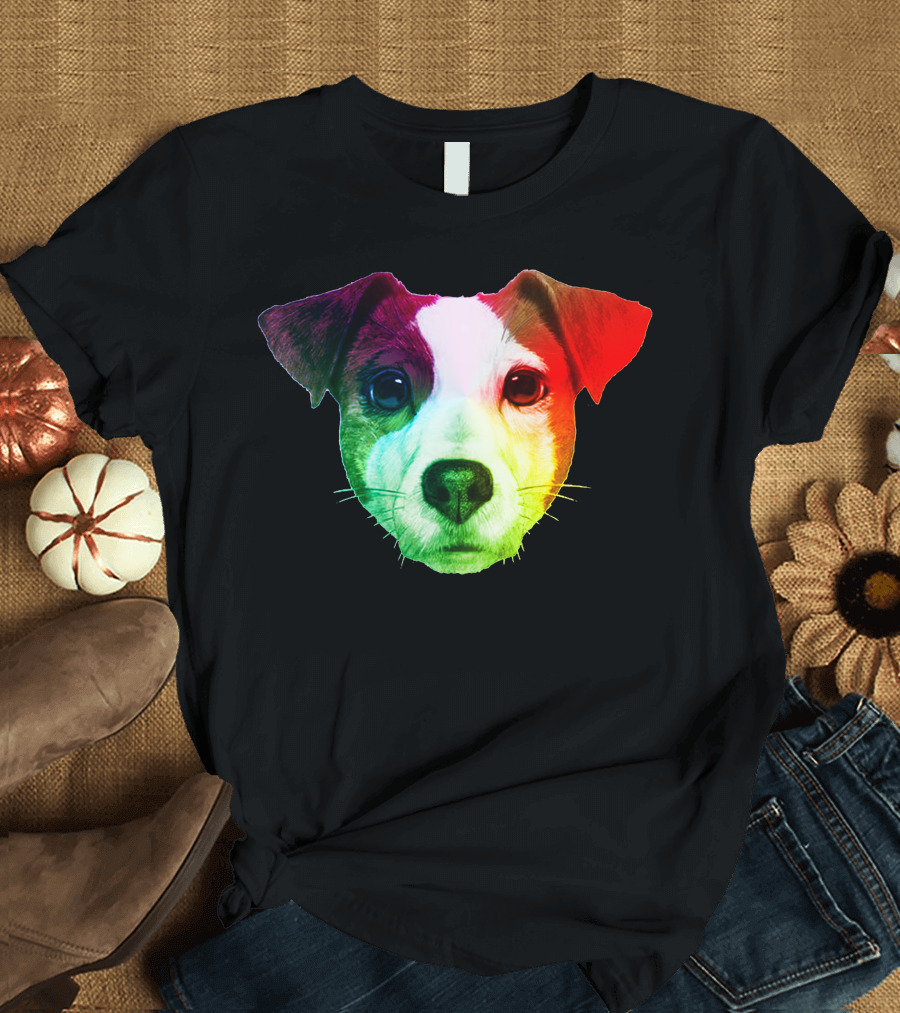 Jack Russell Rainbow Pride T-Shirt