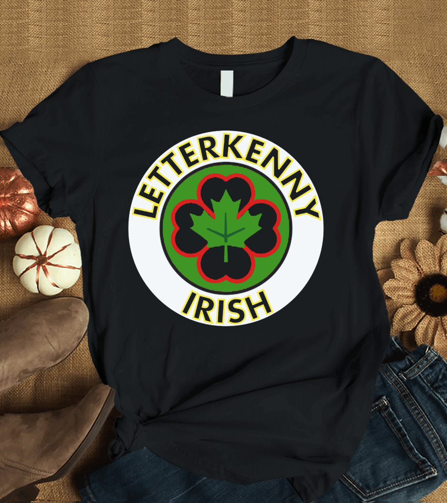 Letterkenny Irish Maple Leaf Clover Circle T-Shirt