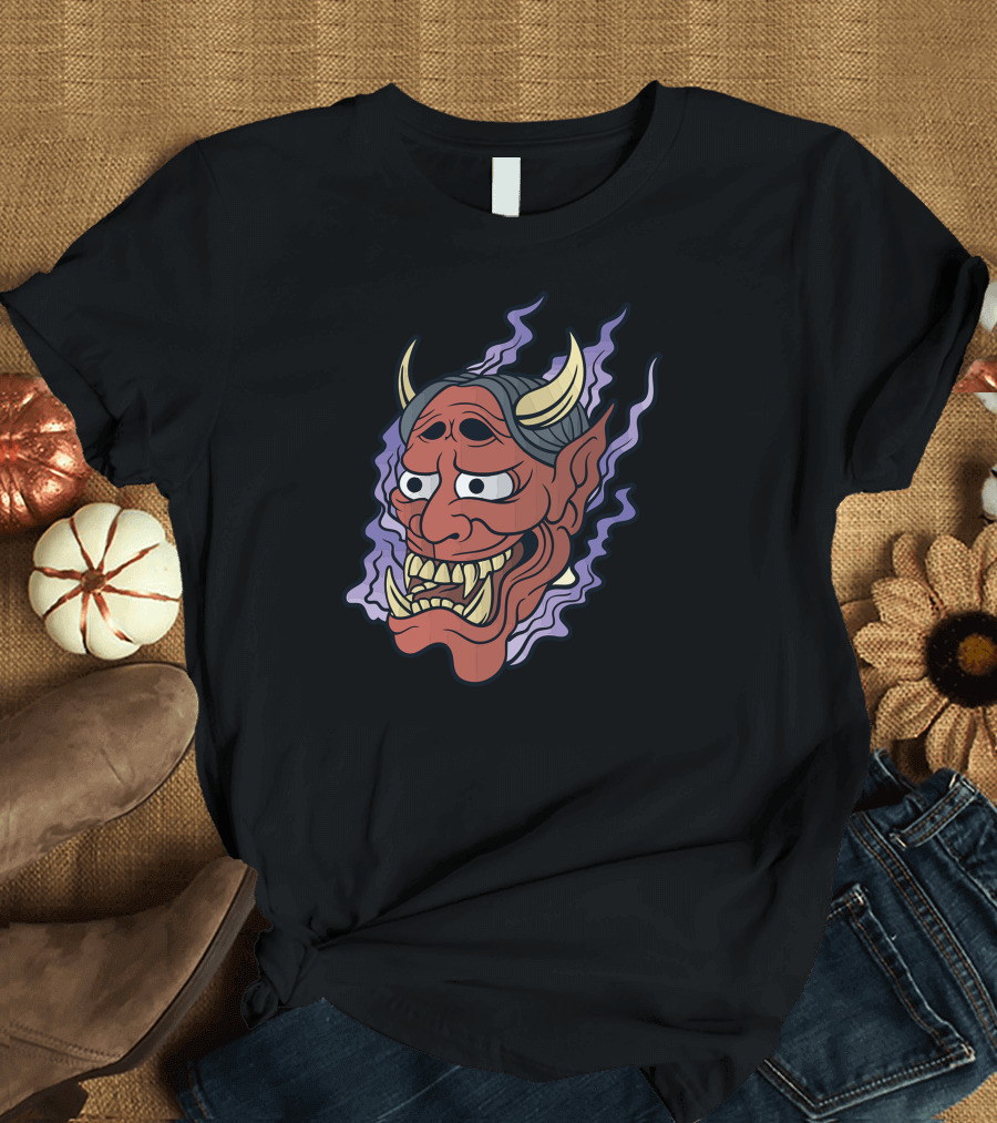 Barong Oni Demon Mask T-Shirt
