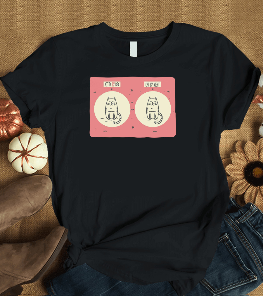 Kitty by Day Cat by Night T-Shirt