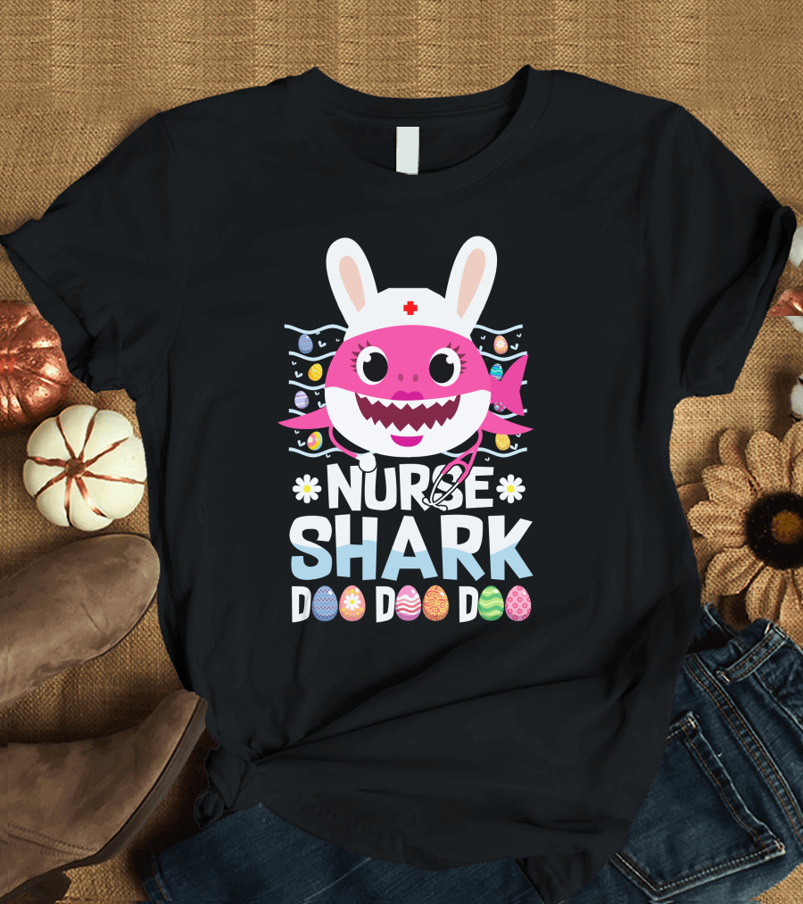 Nurse Shark Easter Egg Hunt Doo Doo Doo T-Shirt