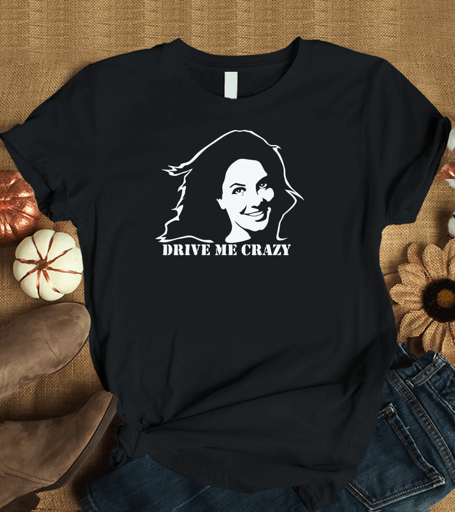 Drive Me Crazy Smiling Woman T-Shirt