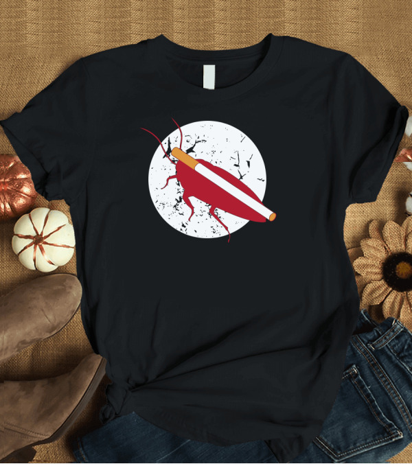 T-Shirt: Cigarette and Roach Humor - I Brought Back A Bug For You T-Shirt Cigarette and Roach Humor - I Brought Back A Bug For You T-Shirt