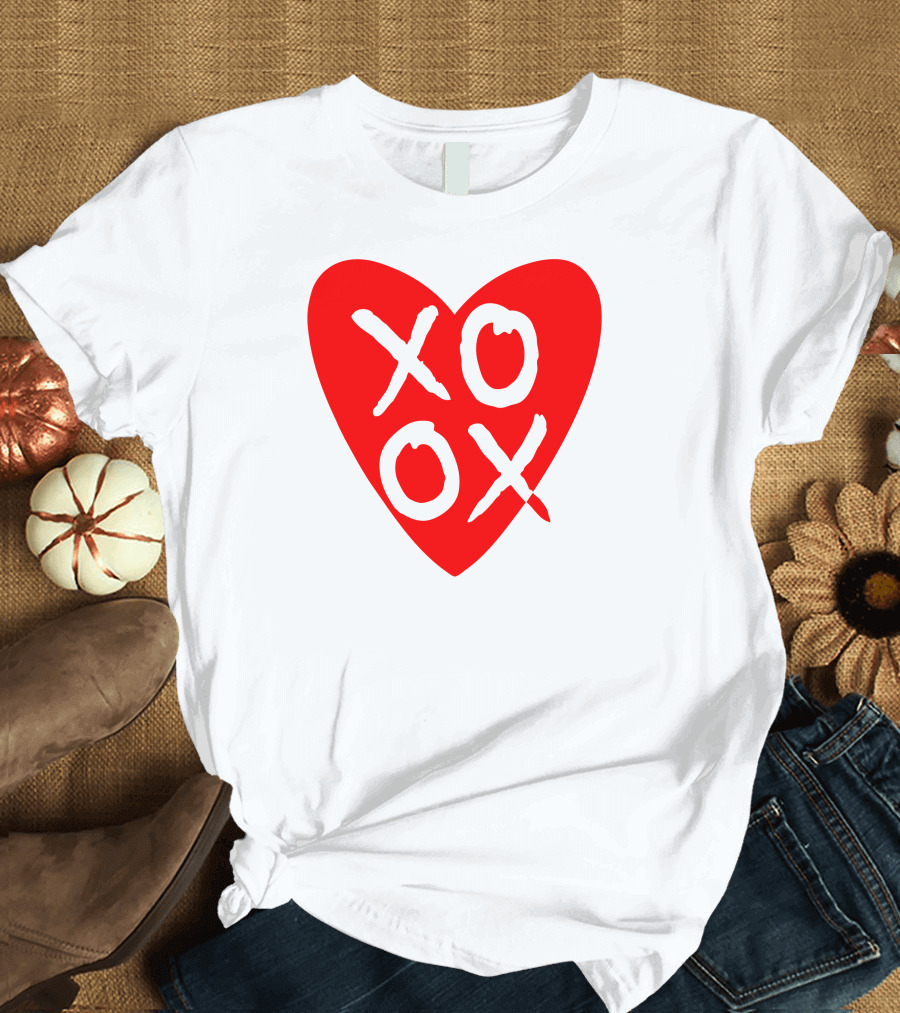 XO XO Red Heart T-Shirt