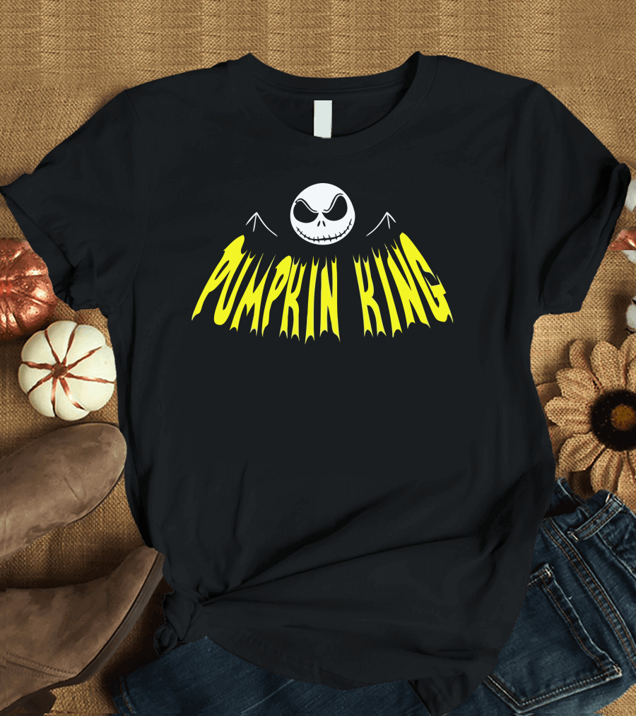 Pumpkin King Jack Skellington Bat Wing T-Shirt