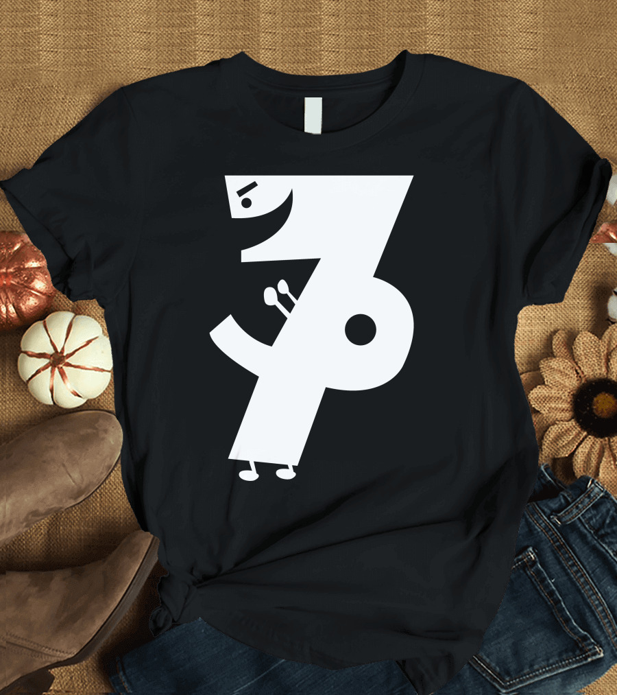 Seven Ate Nine Playful Number Twist T-Shirt