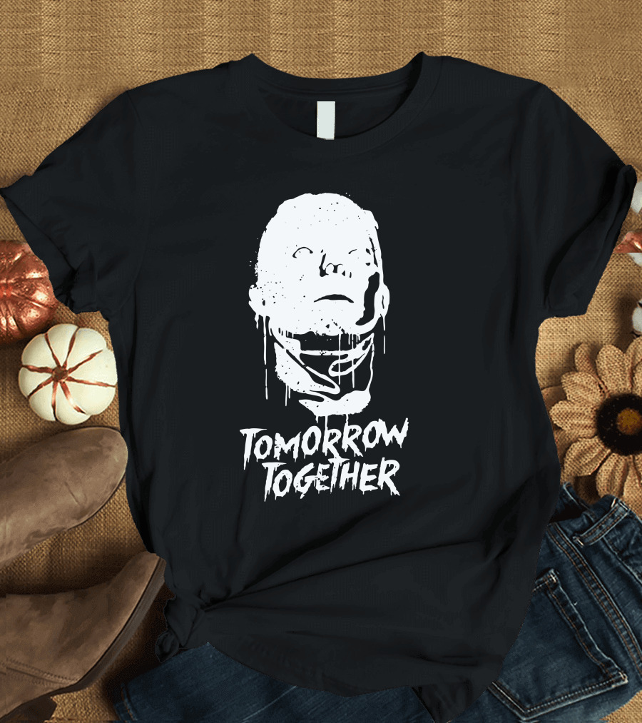 Tomorrow Together White Face Dripping T-Shirt