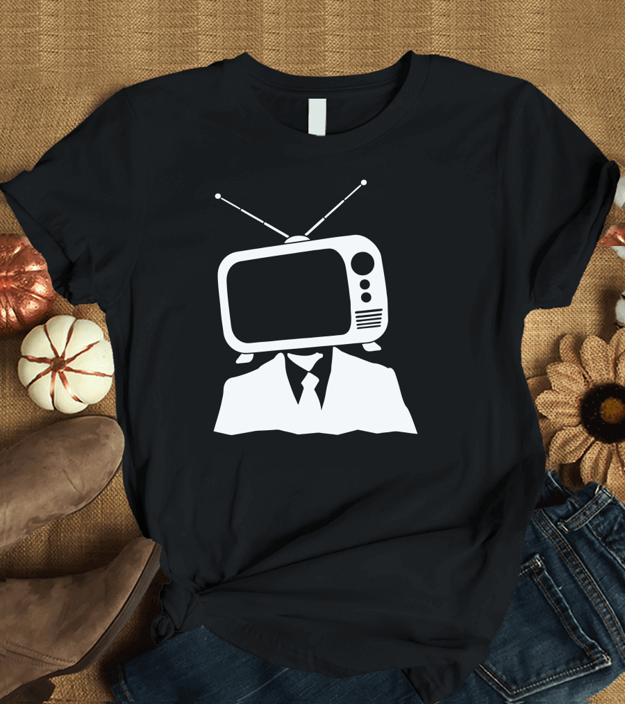 Tv Head Suit Person T-Shirt