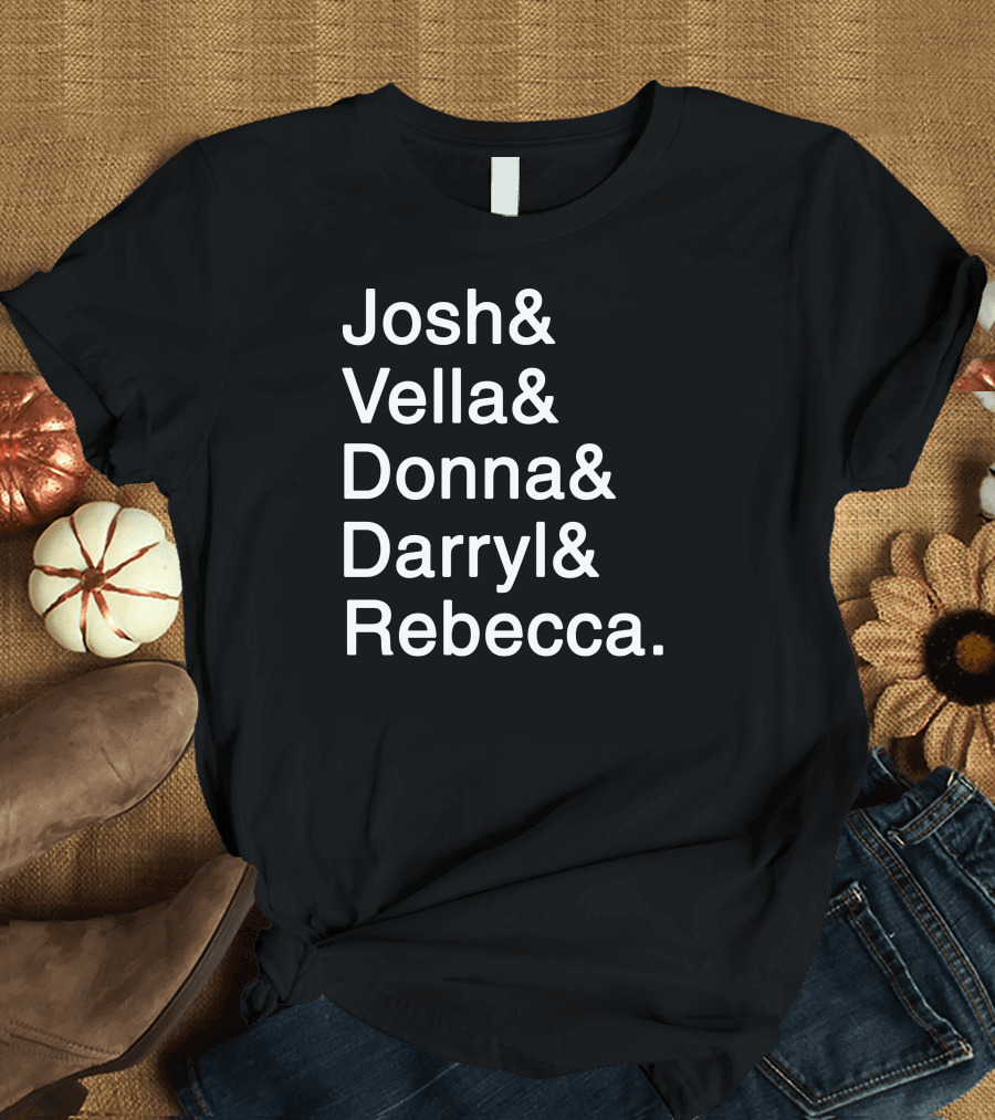 Josh Vella Donna Darryl Rebecca Craxy Ex List T-Shirt