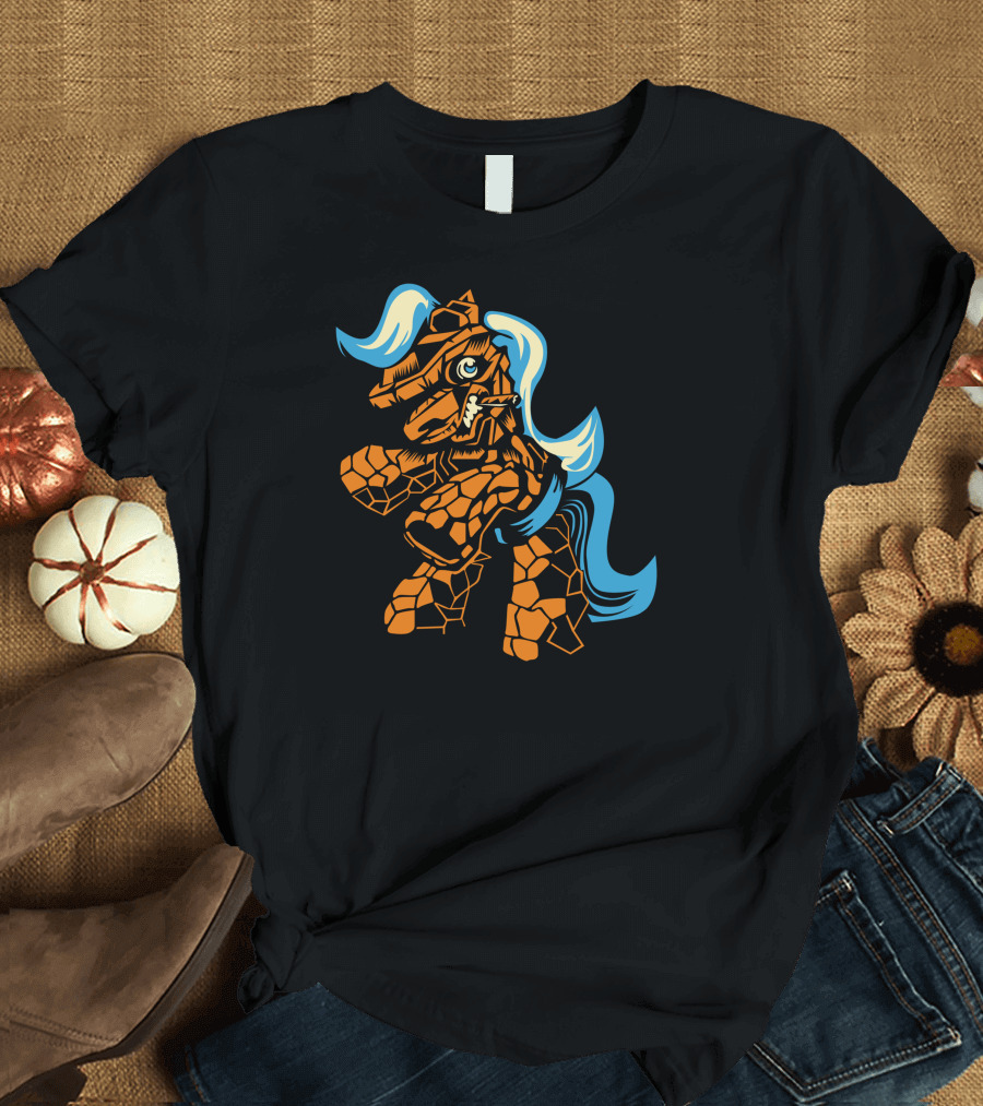My Little Thingy Pony Crossover Fiery Rock Creature T-Shirt