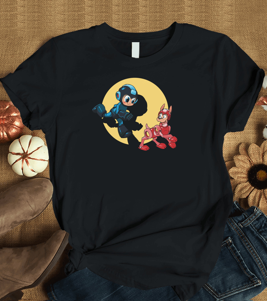 Mega Man and Rush Adventure T-Shirt