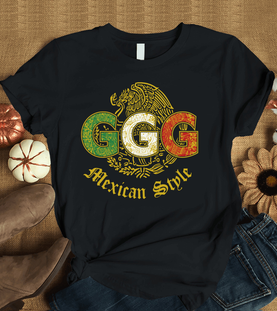 Mexican Style GGG Eagle Emblem T-Shirt