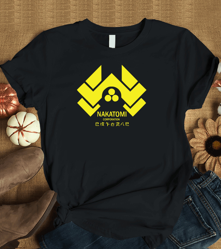 Nakatomi Corporation Yellow Emblem T-Shirt
